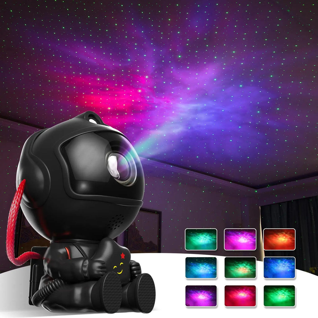 Black Astronaut Galaxy LED Projector 