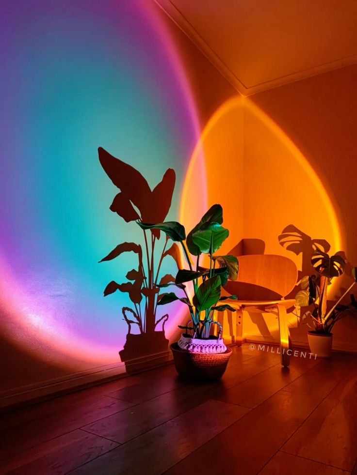Multicolor Sunset USB Mood Lamp 