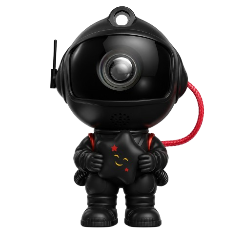 Black Astronaut Galaxy LED Projector 