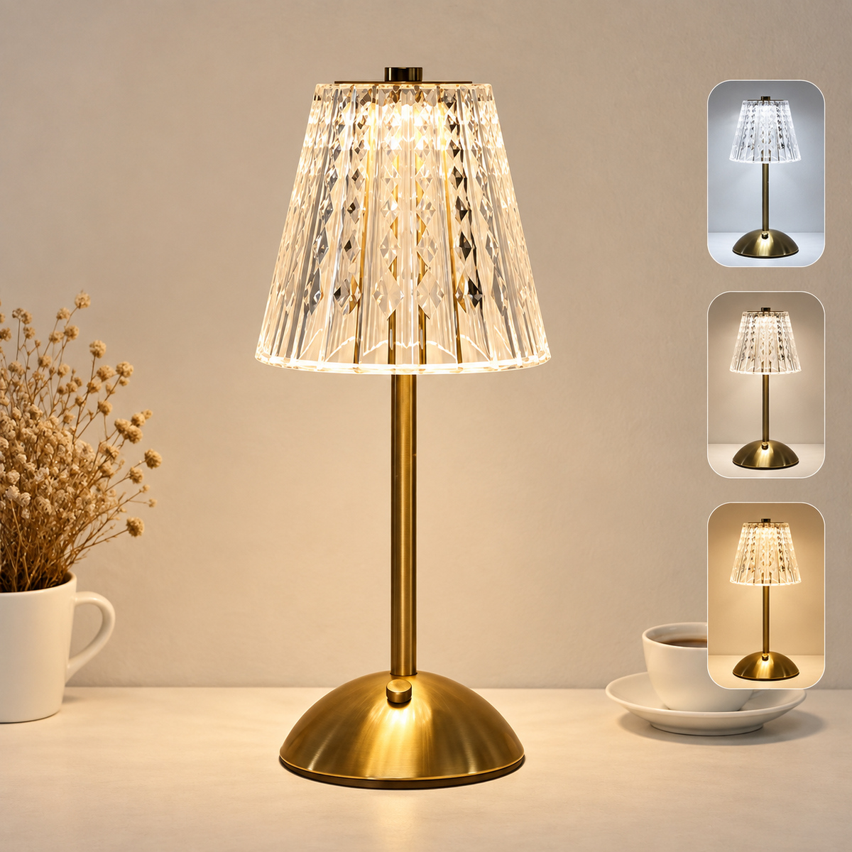 La Belle Cordless Table Lamp