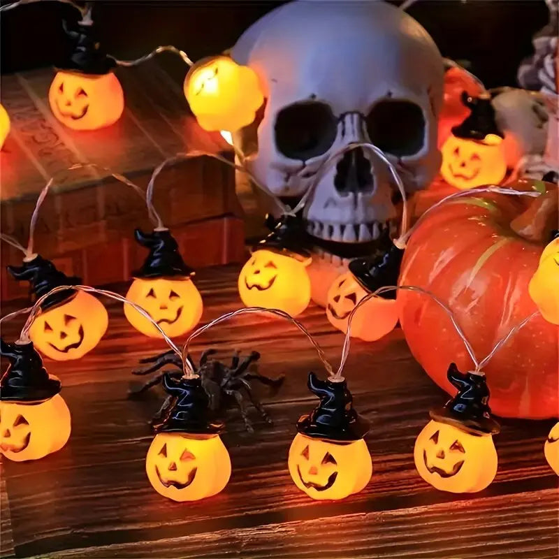 Halloween Pumpkin String Lights