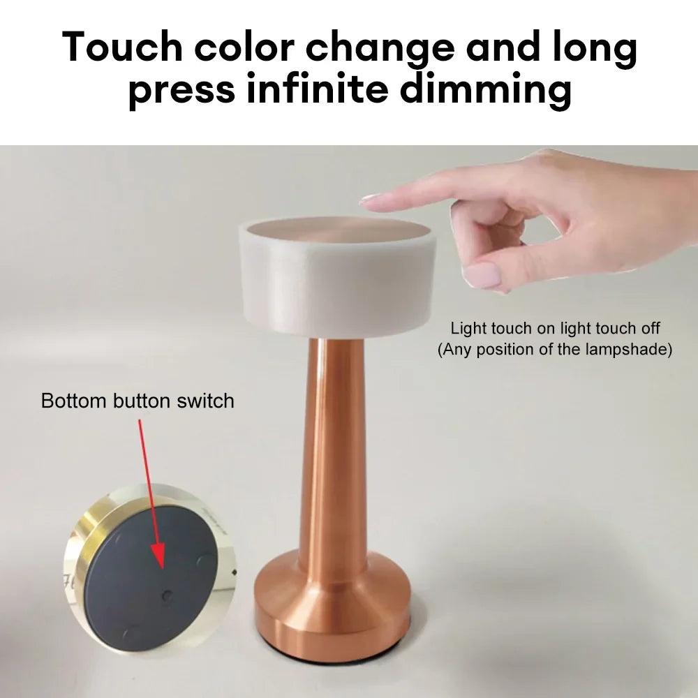 Dimmable Touch Table Lamp