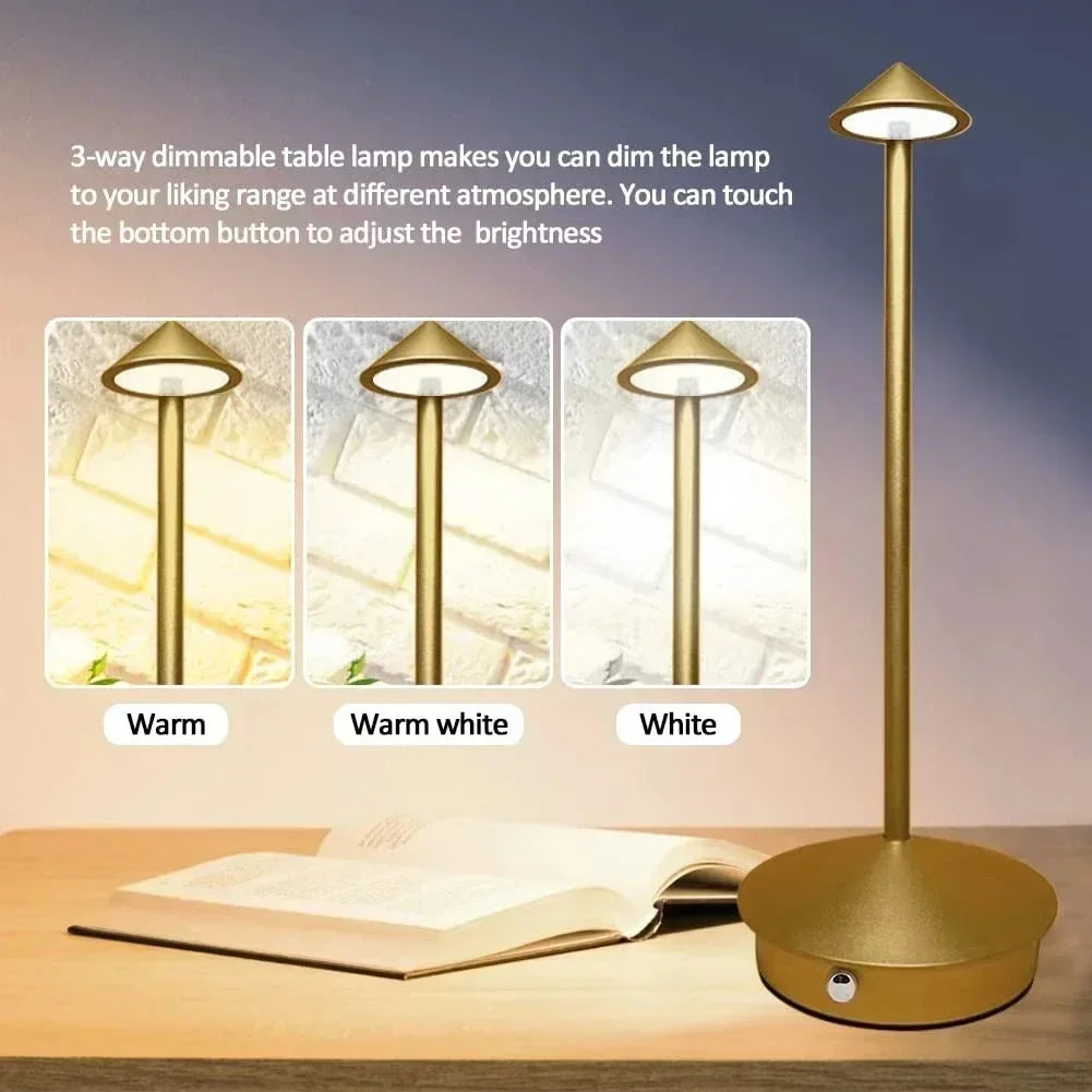 Table Lamp Dining Led Desk Lamp Hotel Coffee Pina Cordless Table Lamp Living Room Bedside Lamp Decorative Desk Lamp