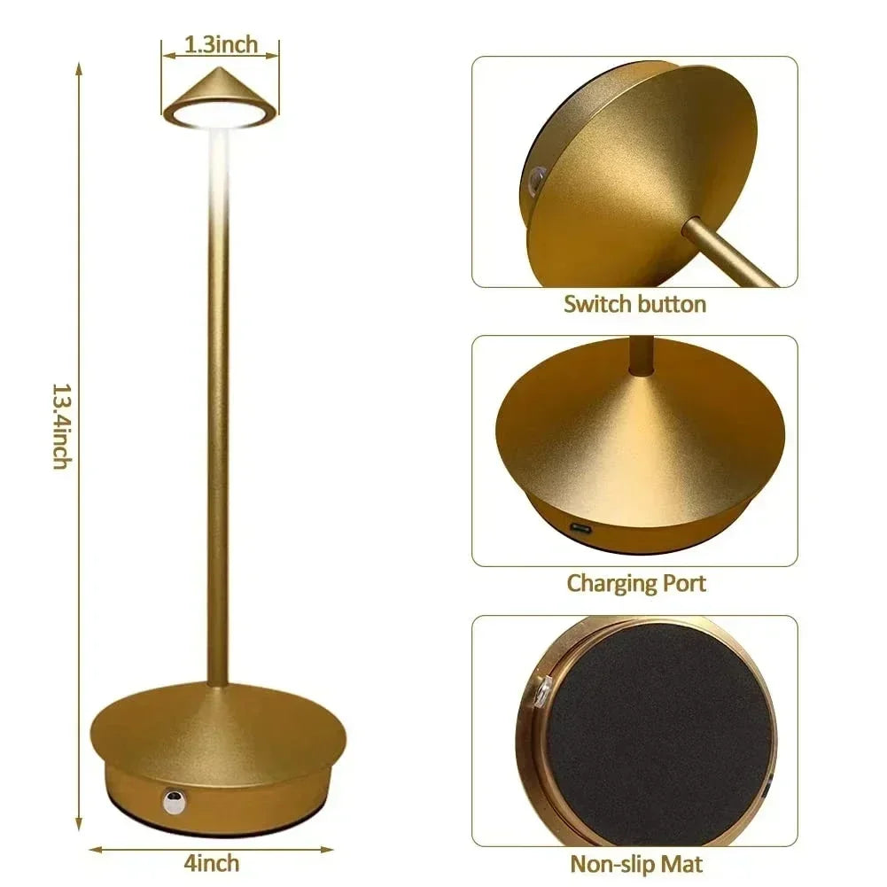 Table Lamp Dining Led Desk Lamp Hotel Coffee Pina Cordless Table Lamp Living Room Bedside Lamp Decorative Desk Lamp