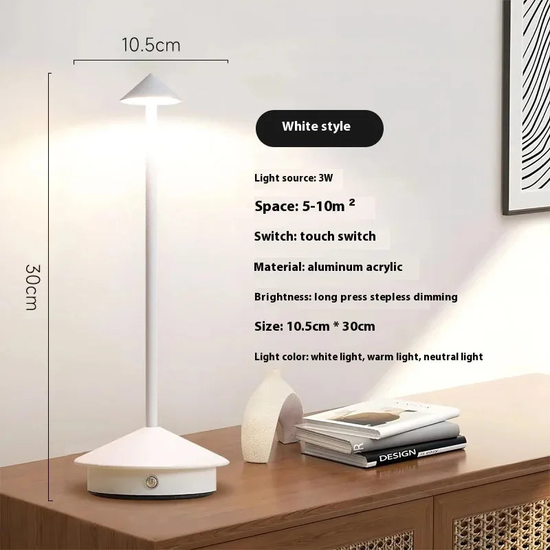 Table Lamp Dining Led Desk Lamp Hotel Coffee Pina Cordless Table Lamp Living Room Bedside Lamp Decorative Desk Lamp