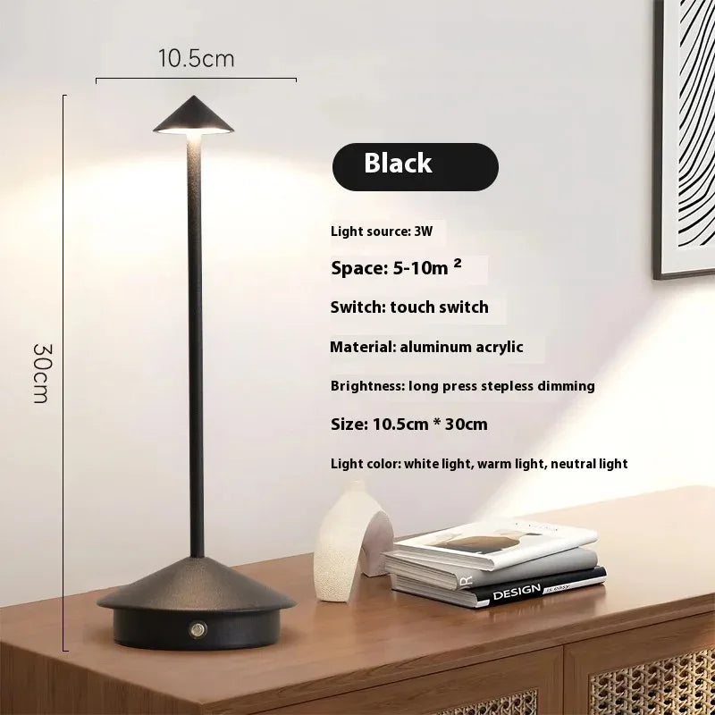 Table Lamp Dining Led Desk Lamp Hotel Coffee Pina Cordless Table Lamp Living Room Bedside Lamp Decorative Desk Lamp